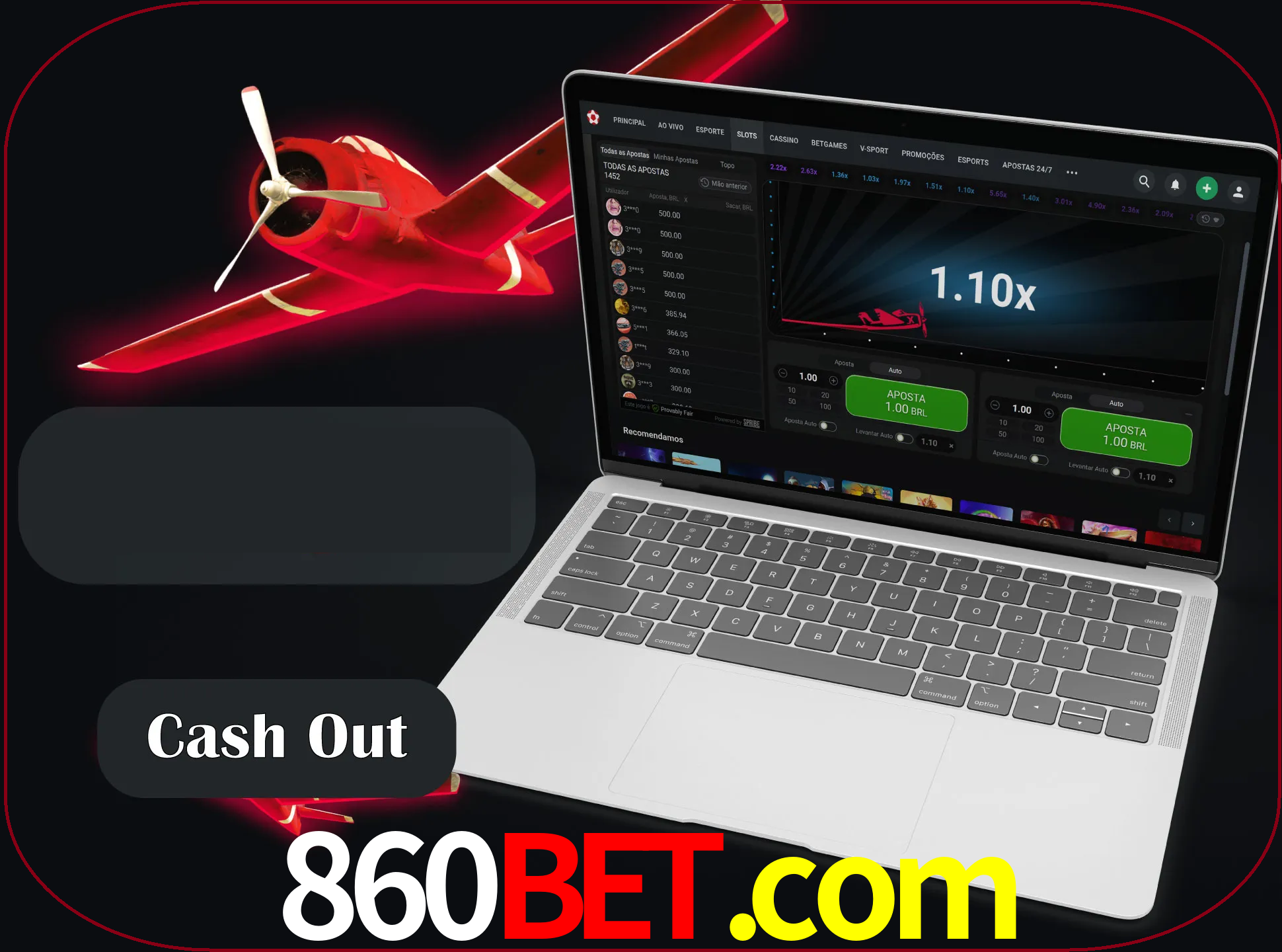 Não perca a chance de sacar seu dinheiro antes que o avião caia.