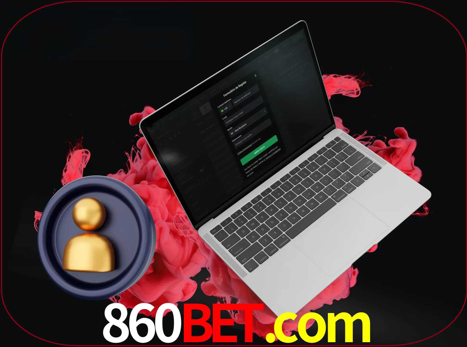 No cabeçalho do site 860bet, clique no botão que o levará a um formulário especial onde terá de introduzir as suas informações actuais.