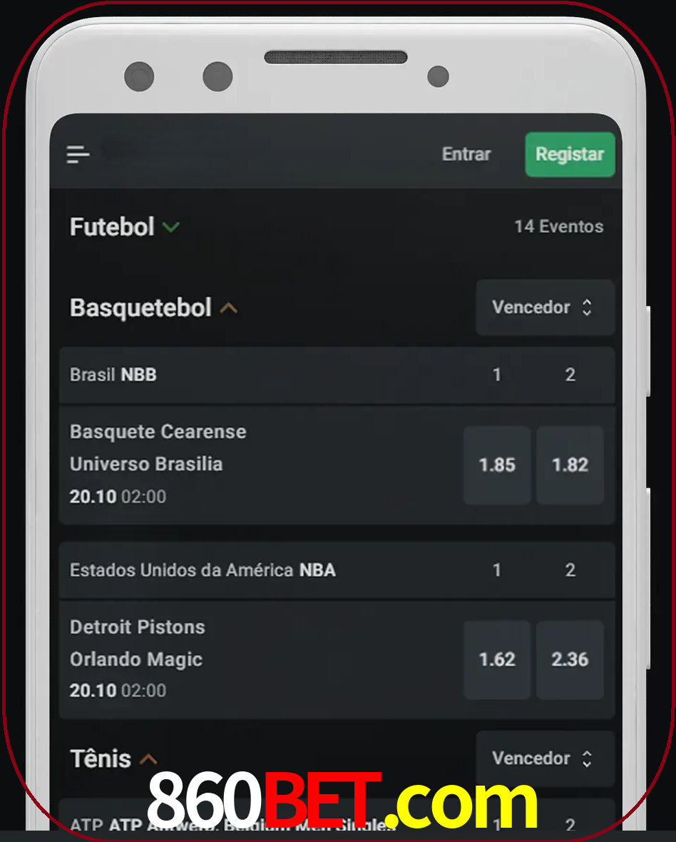 Aposte e assista aos esportes em formato ao vivo.