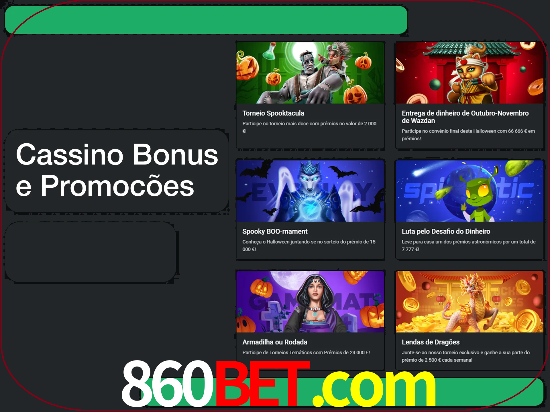 Verifique se há novos bônus de cassino para reivindicar.