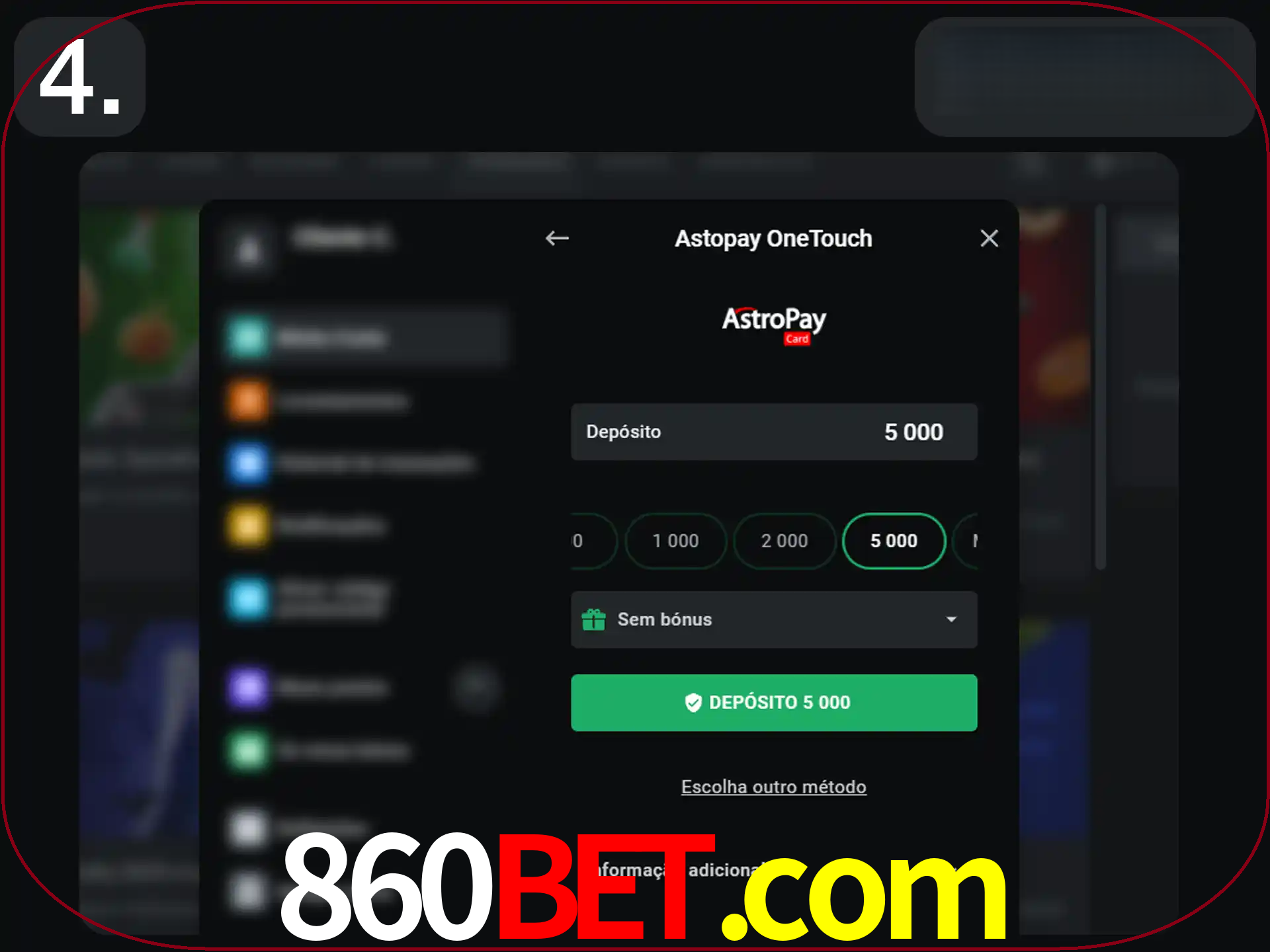 Preencha todos os seus dados nos campos.