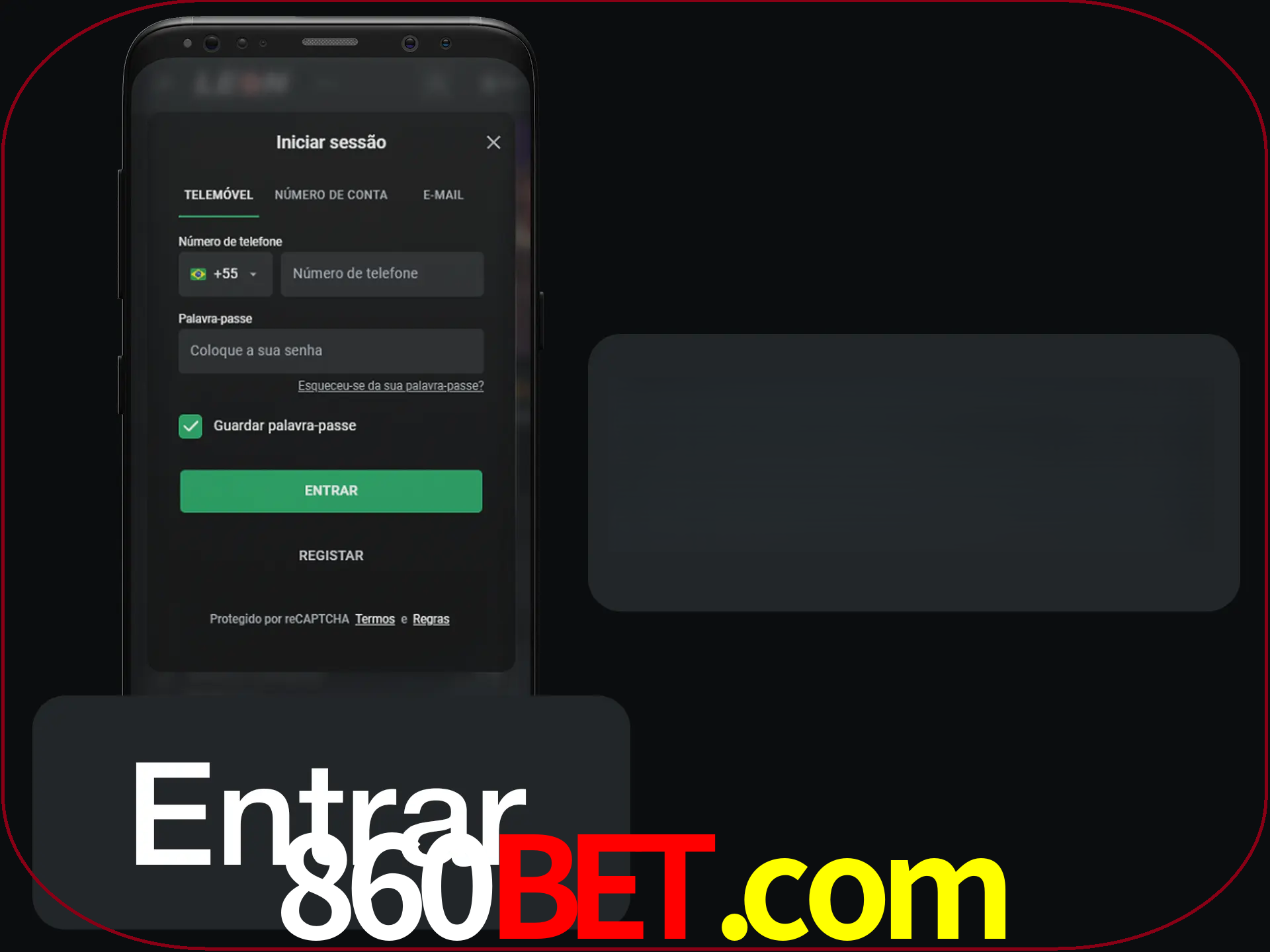 Faça o login para começar a apostar e jogar no cassino.