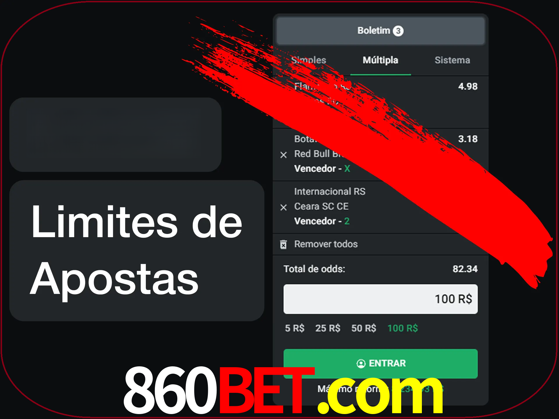 Não faça apostas loucas.